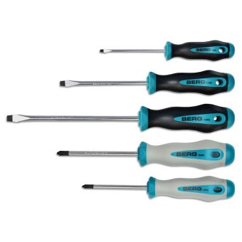 Набір викруток, Cr-V, 5шт, Turn Berg | 47-517