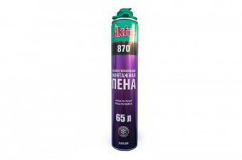 Пена проф 870 MEGA 65л (-6°) 850мл / 1000гр (зимняя) Akfix