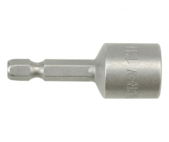 YATO Насадка торцева магнітна 6-гранна YATO : HEX M13 x 48 мм, HEX Ø= 1/4"  | YT-1518