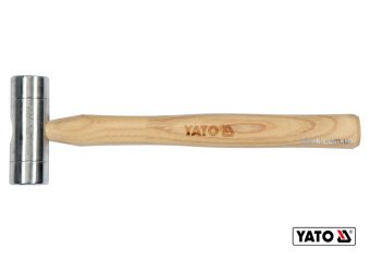 YATO Молоток алюмінієвий YATO : Ø30 x 280 мм, m= 150 г, дерев'яна ручка  | YT-45280
