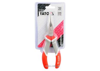 YATO Тонкогубці нікельовані YATO : L= 160 мм  | YT-2016
