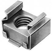 Гайка закладная (клетевая, усовая, установочная) М6 04 ЦБ 0,6-1,6 13,2х12