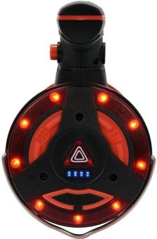 YATO Ліхтар LED-діодний акумулятор YATO Li-Ion 3.7В, 1Вт, 600-1200Лм з ручкою, зарядний USB пристрій