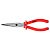 Тонкогубці вигнуті, 200мм Technics | 44-006