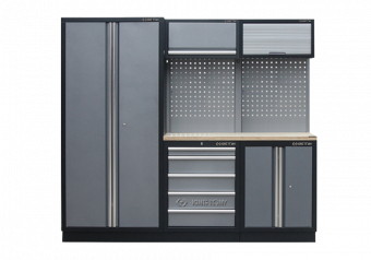 KING TONY Рабочий модуль для хранения инструмента серый 2275 x 460 x 2000 | 87D11X05A-KG