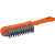 Miol Щітка ручна, металева 6 рядів, пластикова ручка