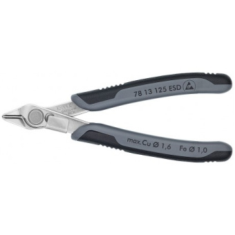 KNIPEX Кусачки Electronic Super Knips® 78 13 125 ESD | 78 13 125 ESD
