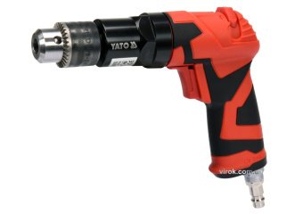YATO Дриль пневматичний YATO з цангою для свердл Ø≤1мм; роб. тиск- 6,3Bar з подачою повітря-113 л/хв