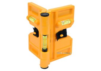 VOREL Рівень для встановлення стовбців з магнітом і капсулами, 190 х 135 мм  | 16012