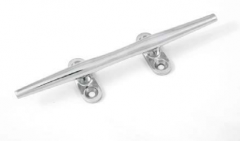 Утка швартовая со впадиной 4 отв. "Hollow Cleat" из полированной нержавеющей стали AISI 316 / A4