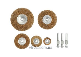 VOREL Щітка - крацовка , Набір плоских 5шт.  | 06990