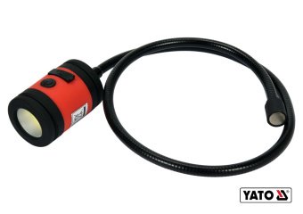 YATO Лампа світлодіодна YATO : 3.7 В Li-Po 1.5 Агод, 3 Вт, 100 lm, гнучкий тримач з магнітом  | YT-0