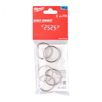 MILWAUKEE Кільце для страхувальної системидо 1кг Ø5см (5шт) | 4932471434