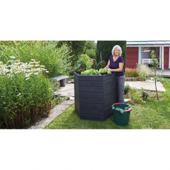 GARANTIA 645100 Висока грядка ERGO, висота 25 см, 6 панел. комплект