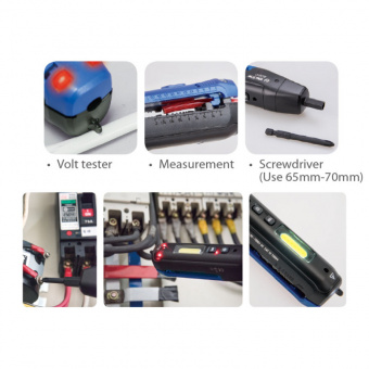 KING TONY Мульти функциональный тестер 9 в 1 80 - 1000V | 6CB41