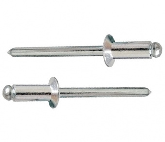 Заклепка комбинированная алюминий/сталь, потайная головка DIN7337 3,2х14