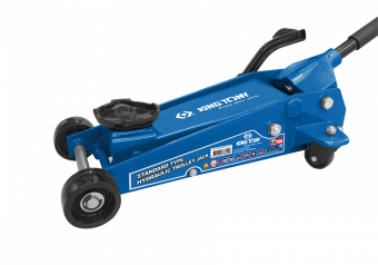 KING TONY Домкрат подкатной профессиональный 3,5т с педалью (145-500мм) | 9TY132A-35A-B