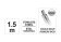 Детально фото FALA Шланг для душа з нержавіючою сталевою полірованою гофрою, G 1/2, l= 1,5 м | 75645 на shurup.ua FALA Шланг для душа з нержавіючою сталевою полірованою гофрою, G 1/2, l= 1,5 м | 75645