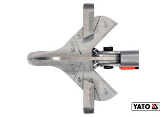 YATO Ножиці для пластику, гуми, вінілу YATO : L= 245 мм, для різання під кутом 22.5° і 45°, CrV  | Y