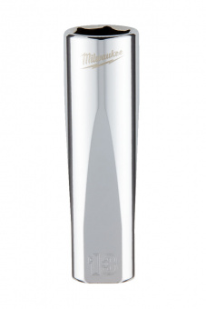 MILWAUKEE Головка хромована метрична подовжена 3/8'', 13мм | 4932478357