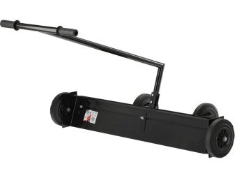 Вирівнювач грунту ручний на колесах YATO; робоча зона- 105-175х 39х 18 см, держак- 100 см [6]