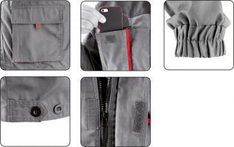 YATO Куртка робоча легка DAN, розм. L; 65%- поліестер, 35%- бавовна  | YT-80282