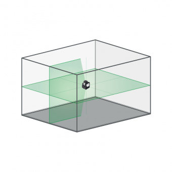 My Tools 144-2G-360-T Рівень лазерний SKY-MARK 1V/1H-360-50, зелений з адаптером 149-A360 та сумкою 