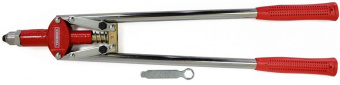24-521 Заклепник метал. важільний, 3 змінні головки (3,2-4,8 мм),  425 мм | Technics