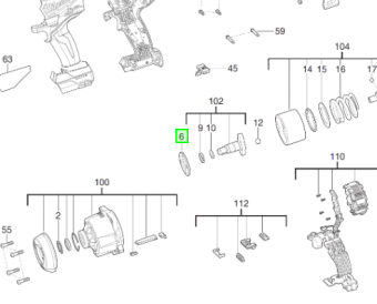 MILWAUKEE Шайба поліуретанова під вал для гайковертів