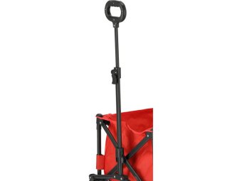 Візок присадибний розкладний на 4 колесах YATO з поворот дишлом,ємність- 82х 44х 28см, навант 100кг