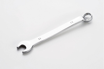 Ключ рожково - накидной глубокий CrV 11мм СИЛА