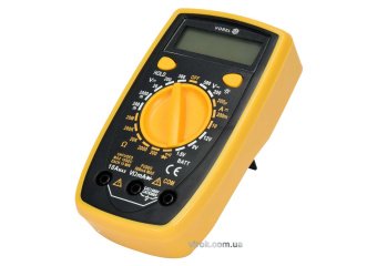 VOREL Мультиметр для вимірювання електричних параметрів : цифровий з LCD-дисплеєм  | 81774