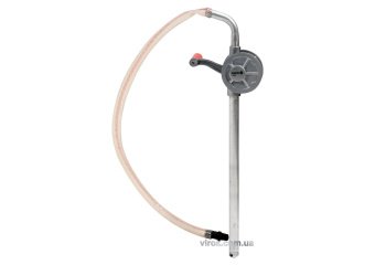 Помпа-міні ручна ротаційна для перекачки оливи VOREL; алюмін., продукт.-15 л/хв, Ø=20мм, l=33см [20]