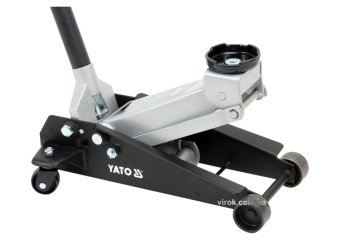 YATO Домкрат гідравлічний підкатний YATO : 3 т, H= 130- 465 мм  | YT-17211
