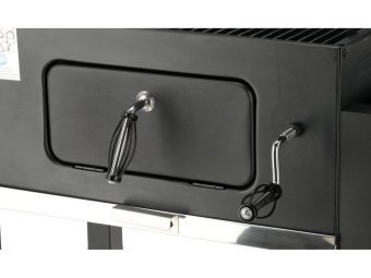 Барбекю вугільний з коптильнею LUND, решітка- 54,5x23,5 см, розмір - 112x62x121 см [1]