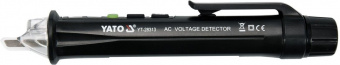 YATO Індикатор напруги мережі індуктивний бездотичний YATO: 12/48-1000 В, з ліхтарем, живл. 2 х ААА 