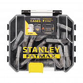 STANLEY Набор бит FatMax, Pozidriv, Pz2, L=25 мм, 20 шт, пластиковый кейс