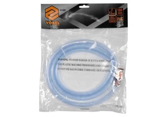 VOREL Шланг для зливу рідин самовсмоктуючий, зі зворотним клапаном : Ø=13 мм, L= 180 см, PVC  | 8300