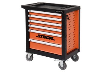 STHOR Шафа для майстернь на колесах, 975х 765х 465 мм з 6 шухлядами та інструментами, 302 шт  | 5855