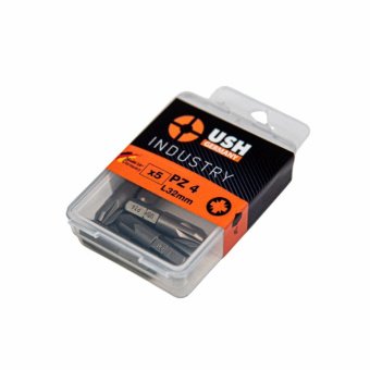 Насадка викруткова USH Industry: PZ4 x 32 мм, Уп. 5 шт.