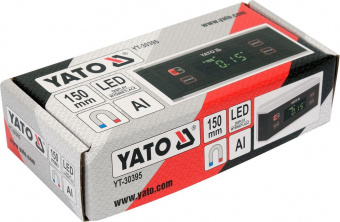 YATO Рівень електронний з дисплеєм YATO: l= 150 мм. з магнітом, живлення від 2х 1,5 В батарейки ААА 