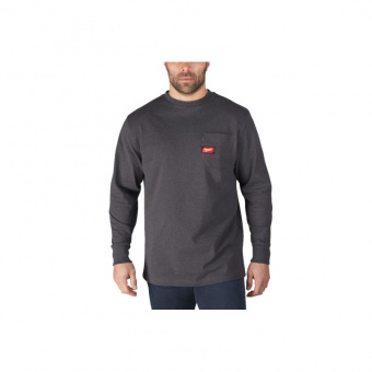 MILWAUKEE Футболка с длинными рукавами WTLSG-XXL серая 4933478241 | 4933478241