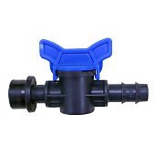 Кран під ущільнювальну гумку для крапельної трубки d 16мм Україна | 72-862