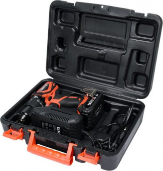 YATO Шуруповерт-дриль ударний безщітковий акумуляторний YATO : 18 В. Li-Ion, F= 42Нм, 2 АГ, Ø≤13 мм 