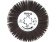 Щітка-вал до шліфувально-брашувальної машинки YATO з абразивних пелюстків, Ø= 120/19, шир.- 100 мм