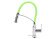 FALA Змішувач води "FLEXIBLE-2"для раковини з гнучкою зеленою лійкою, регулюв.потоку води,l=60 см(DW