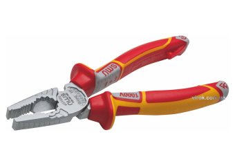 Плоскогубці комбіновані силові NWS CombiMax : L= 205 мм. ізольовані ручки VDE до 1000V