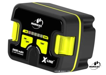 MAROLEX Оприскувач акумуляторний на колесах VX : 20л, Li-Ion 3.4 A*h (4,5год) (з композ захистом) | 