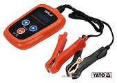 YATO Тестер параметрів акумуляторів YATO : до 12 В, з LED цифровим дисплеєм  | YT-83113