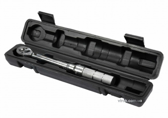 YATO Ключ динамометричний YATO : квадрат 1/4", F= 2.5- 20 Нм, L= 240-250 мм в футлярі  | YT-07511